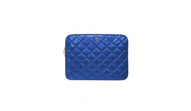 Guess 4G Quilted case for a 14" laptop - blue