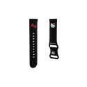 Hello Kitty Silicone Kitty Head strap universal 22mm - black