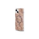 Guess IML GCube MagSafe case for iPhone 15 / 14 / 13 - brown