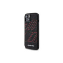 AMG Silicone Large Rhombuses Pattern MagSafe Case for iPhone 15/14/13 - Black