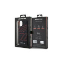 AMG Silicone Large Rhombuses Pattern MagSafe Case for iPhone 15/14/13 - Black