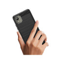 Carbon Case silicone case for Nokia C110 - black