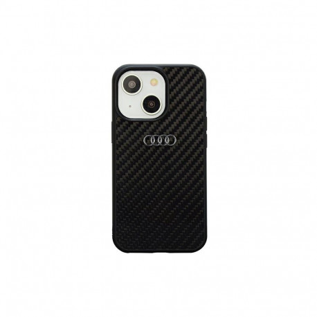 Audi Carbon Fiber iPhone 14 6.1" black/black hardcase AU-TPUPPCIP14-R8/D2-BK