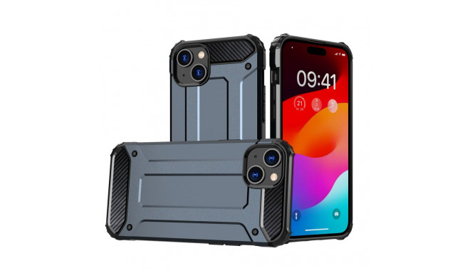 iPhone 15 Plus Hybrid Armor case - blue
