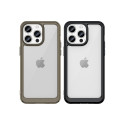 Reinforced case with flexible frame for iPhone 15 Pro Outer Space - blue