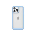 iPhone 15 Pro Max Outer Space Reinforced Case with Flexible Frame - Blue