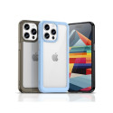 iPhone 15 Pro Max Outer Space Reinforced Case with Flexible Frame - Blue