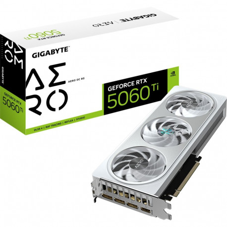 GeForce videokaart RTX 5060 Ti AERO OC 8G (DLSS 4, 3x DisplayPort, 1x HDMI 2.1)