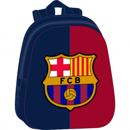 Child bag F.C. Barcelona Blue Maroon 27 x 33 x 10 cm 3D