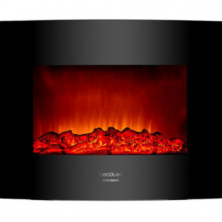 Decorative Electric Chimney Breast Cecotec Warm 2200 Curved Flames 1000 - 2000 W