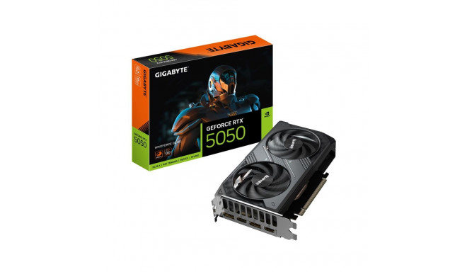 GIGABYTE GeForce RTX 5050 WINDFORCE OC 8G graafikakaart
