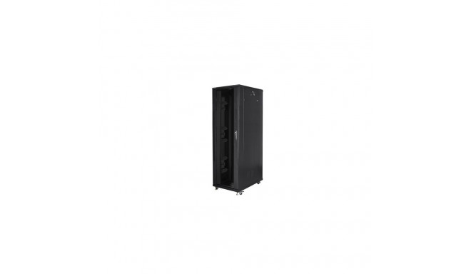 Lanberg FF01-8242-12B rack cabinet 42U Freestanding rack Black