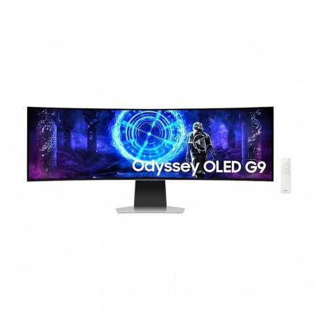 Samsung S49DG950SU computer monitor 124.5 cm (49") 5120 x 1440 pixels Dual QHD OLED Silver