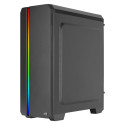 Aerocool GENESISV2BK PC ATX korpus esipaneel LED ARGB ventilaator ARGB 12 cm must