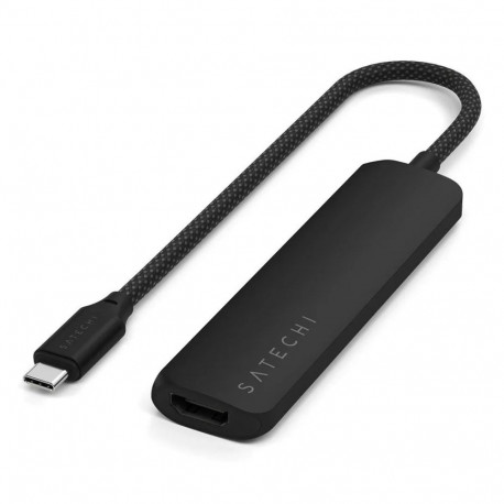 Satechi ST-P4SK liidesehub USB Type-C 10000 Mbit/s must