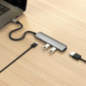 Satechi ST-P4SM liidesehub USB Type-C 10000 Mbit/s hall