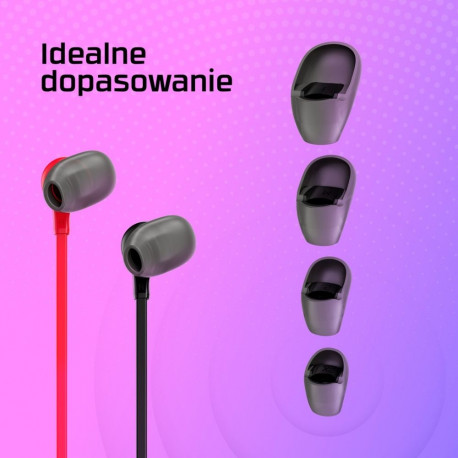HyperX mängukõrvaklapid Cloud Earbuds II mikrofoniga, punane