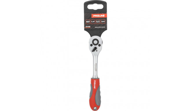 Grzechotka 1/4" 24 z. l=145, kahekomponentne käepide proline