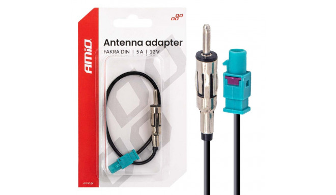 Adapter antenowy fakra din 5a 12v amio-04443