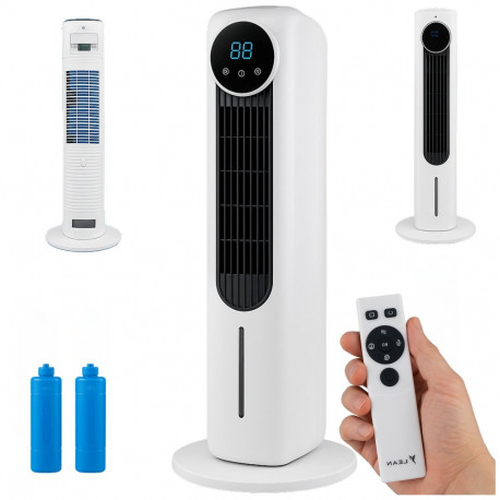 veekolonn ventilaator põrandale ionisatsiooniga, ostsillatsiooniga, ekraaniga, puldiga