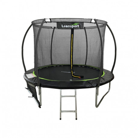 Trampolina LEAN Sport Max 10ft Czarno-Zielona