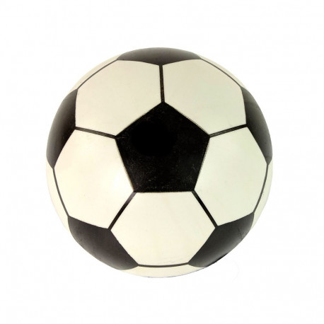 suur valge must kummist kerge pall 23 cm