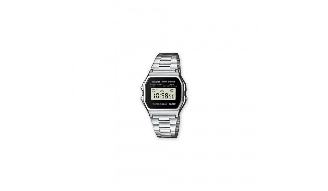 Casio A158WEA-1EF watch Wrist watch Unisex Electronic Black