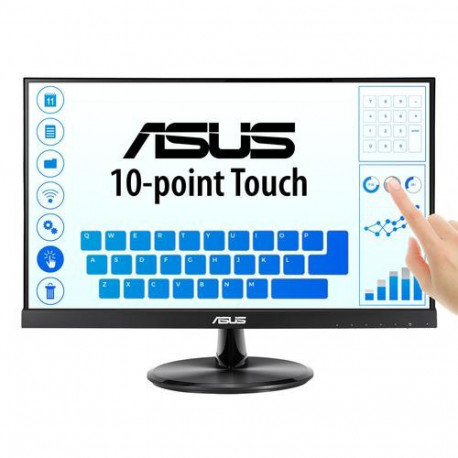 ASUS VT229H computer monitor 54.6 cm (21.5&quot;) 1920 x 1080 pixels Full HD LED Touchscreen Bla