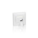 Equip 2-Port German Faceplate
