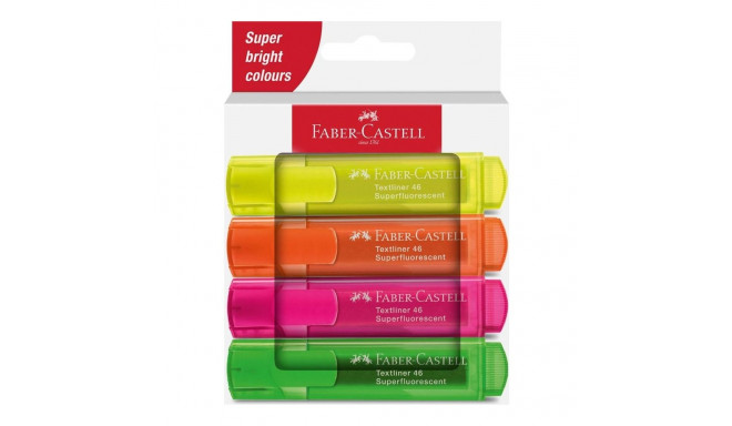 "FABER-CASTELL Textmarker TL 46 SF 4er Kartonetui"