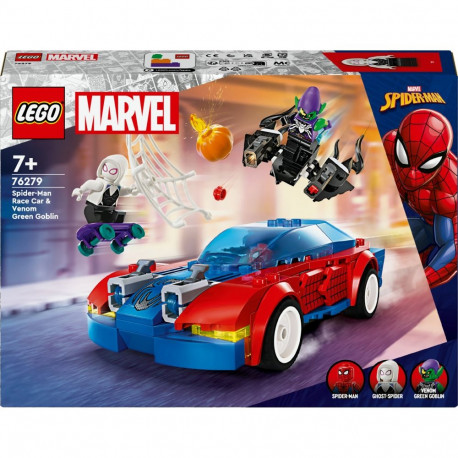 "LEGO 76279 Marvel Super Heroes Spider-Mans Rennauto & Venom Green Goblin"