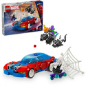 "LEGO 76279 Marvel Super Heroes Spider-Mans Rennauto & Venom Green Goblin"