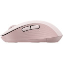 "Logitech Signature M650 Mouse optical 5 buttons wireless Bluetooth 2.4 GHz Bolt USB receiver rose"