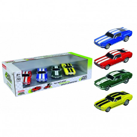 Vehicles Pull & Speed Ford Mustang 67 4-pack