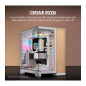 Corsair kahekambriline PC korpus 6500X valge/bambus puit kesktorn toiteplokk kaasas ei