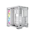 Corsair kahekambriline PC korpus | iCUE LINK 6500X RGB | valge | kesktorn | toiteplokk kaasas ei | A