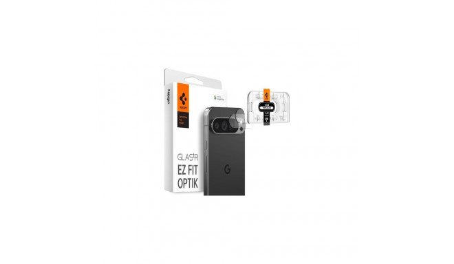 Spigen SPIGEN OPTIK.TR ”EZ FIT” kaamera kaitse 2-pack Google Pixel 9 Pro XL kristallselge