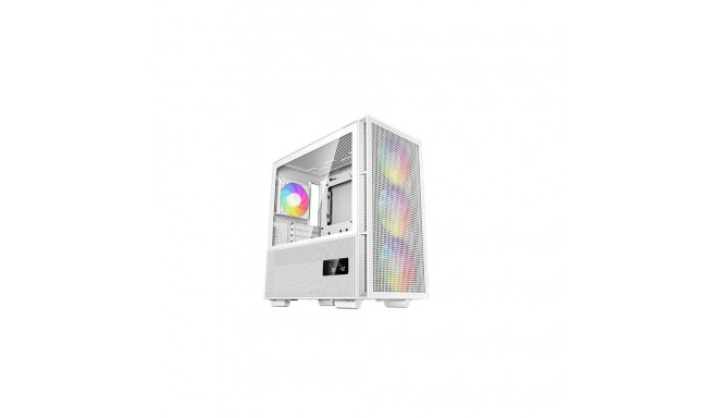 Deepcool arvutikorpus CH560 Digital külgaknaga ATX PS2, valge