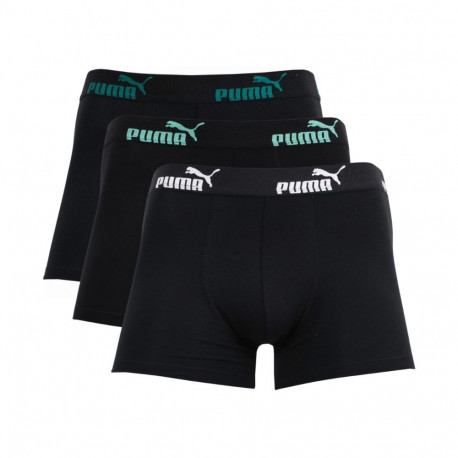 Bokserki męskie Puma 3-pack czarne 100003547 3732/004 020 M