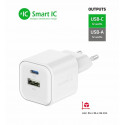 Swissten laadija USB-C/USB-A 12W