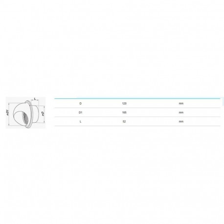 METAL HOODS MVM 122 BVS N