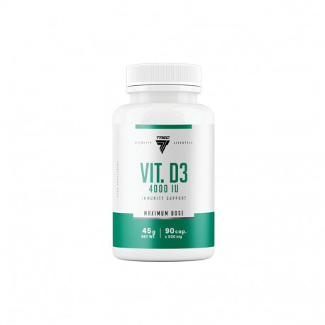 Vitamiinikapslid TREC VIT. D3 4000 IU, 90 kapslit