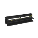 19" 3U VOLTAGE DISTRIBUTION PANEL WITH DIN RAIL TS-35 BLACK LANBERG