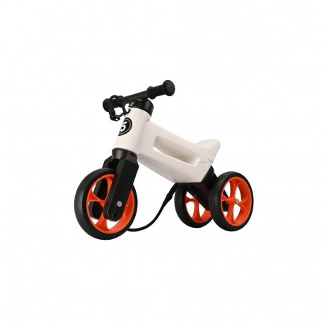 FUNNY WHEELS Rider Super Sport bike, valge/oranž