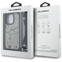 KARL LAGERFELD case for IPHONE 16 PRO MAX KLHCP16XPGGRMPCG compatible with MagSafe (CRSSBY Grained P