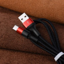 Cable USB A to USB C Hoco 2A 1 m X26 black red