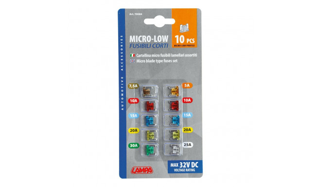 Mikrokaitsmete komplekt 10tk. 12-32V
