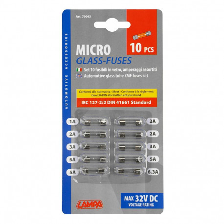 Mikro klaaskaitsmete komplekt 10tk.