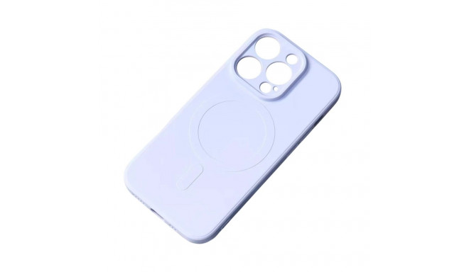 Silicone Case with MagSafe for Samsung Galaxy S25 Edge - light blue