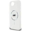 Karl Lagerfeld IML Metal Karl Head MagSafe Case for iPhone 16e White Karl Lagerfeld IML Metal Karl Head MagSafe Case for iPhone 16e White